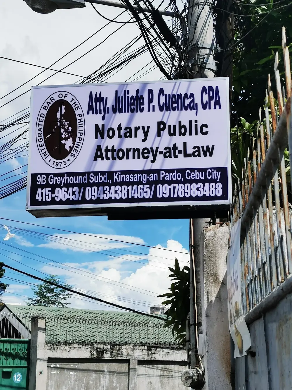 Atty Juliefe P. Cuenca, CPA, Notary Public